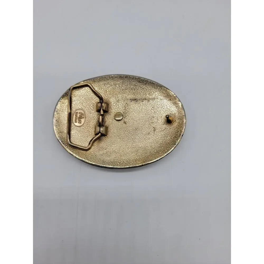 Vintage Ivan Bald Eagle Bird Head Belt Buckle Western Style